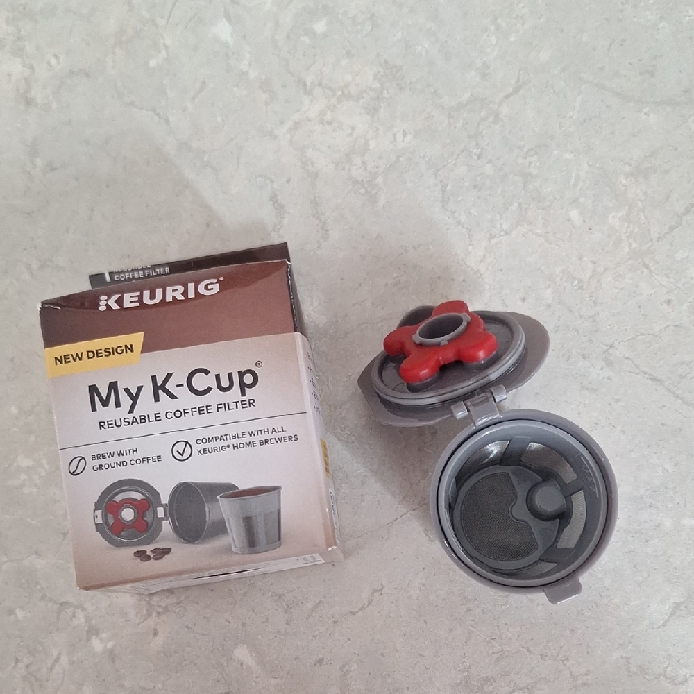 Keurig Reusable My K-Cup Filter in Gray with Red Dial